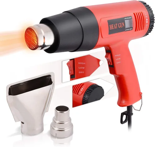 Vista 2 de NEWISHTOOL Kit de Envoltura de Coche Pistola de Calor para Aplicación de Envoltura de Vinilo e Instalación de Tinte de Ventanas Herramientas