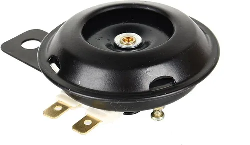 Vista 8 de 12V 1.5A Super 105dB Scooter Ciclomotor Dirt Bike ATV Negro Cuenca de la motocicleta Bocina de aire 2.756 in A24 Auto Car Vehicle Horn