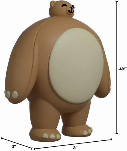 Vista 8 de Youtooz Pip - Figura de vinilo de 3.9 pulgadas, oso coleccionable de Tiny Headed Kingdom por Youtooz Tiny Headed Kingdom Collection