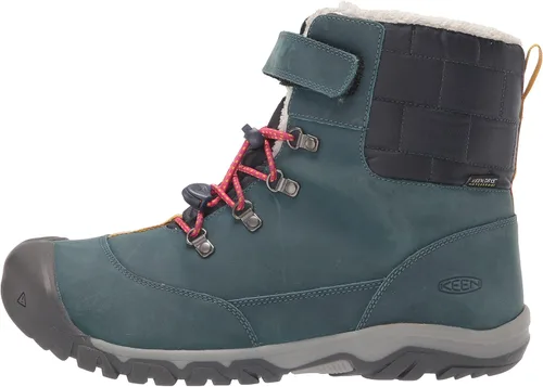 Vista 8 de KEEN Botas de nieve impermeables Greta de altura media unisex para niños
