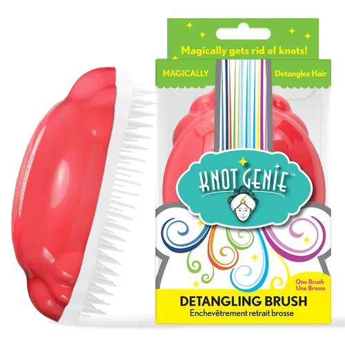 Vista 23 de Knot Genie, Cepillo para desenredar el cabello, Azul