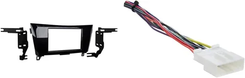 Vista 6 de Metra 95-7622HG Kit de instalación de tablero de instalación doble DIN para Nissan Rogue 2014-2020 / Rogue Sport 2017-2022 (negro)