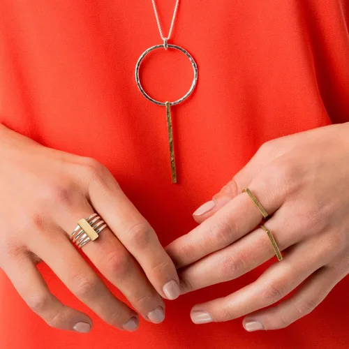 Vista 5 de Silpada 'Agility' Ring in Sterling Silver and Brass