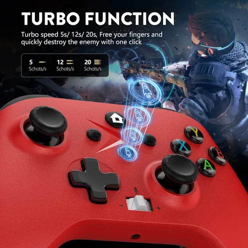 Vista 3 de Need to Upgrade Wireless Controllers for Xbox, 2 Pack Gaming Controller for Xbox One, Xbox Series XS, Xbox One XS, PC Gamepad with 650mAh Battery