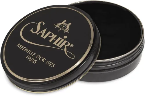 Vista 9 de SAPHIR Medaille d'Or Pate De Luxe - Esmalte de zapatos de cera natural para brillo de cuero Marrón medio