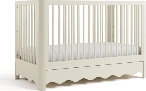 Vista 17 de Storkcraft Casablanca - Cuna convertible 5 en 1 con cajón, avena esmerilada