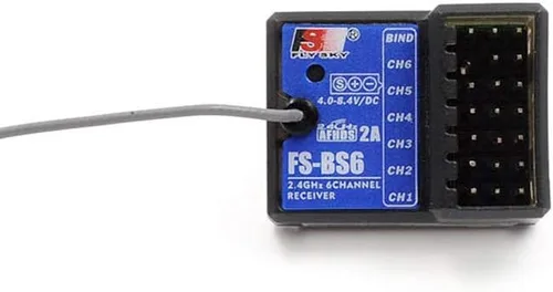 Vista 3 de GoolRC Flysky FS-GT5 2.4G Canales AFHDS RC Transmisor con receptor FS-BS6 para RC Car Boat