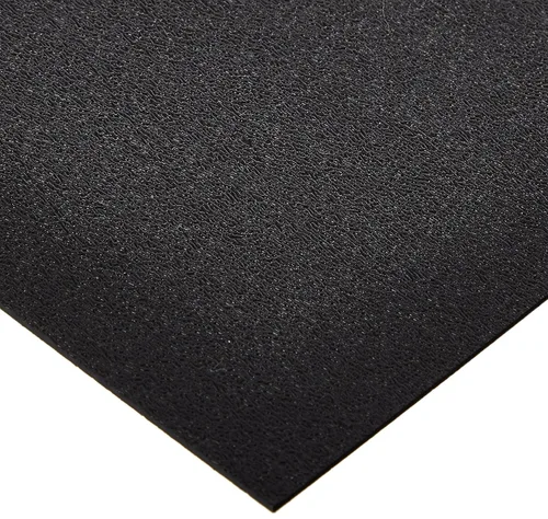 Vista 7 de Hoja de ABS - 0.118 pulgadas de grosor, color negro, 12 x 12 pulgadas nominal, paquete de 8