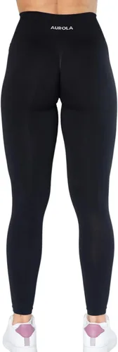 Vista 5 de AUROLA Dream Collection Leggings de entrenamiento para mujeres, cintura alta, sin costuras, fruncidos, atléticos, para correr, gimnasio, fitness