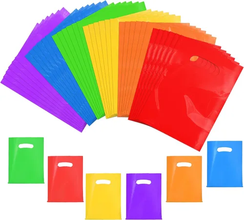 Vista 14 de 100 PCS Bolsas de Regalo Pequeñas Amarillas, Bolsas de Mercancía de 6"x8" para Pequeñas Empresas, Bolsas de Golosinas Bolsas de Favor de Fiesta