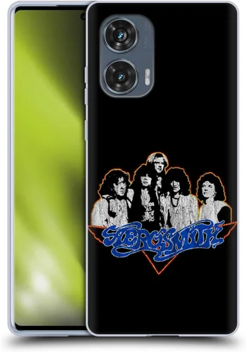Vista 108 de Head Case Designs Officially Licensed Aerosmith Back in The Saddle Again Classics Gel Case [Military Grade Protection] Compatible with Moto E7