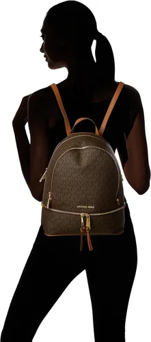Vista 5 de Michael Kors Rhea - Mochila pequeña de cuero