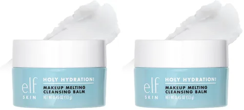 Vista 5 de e.l.f. SKIN Mini ¡Santa Hidratación! Bálsamo limpiador que derrite el maquillaje, limpiador facial y removedor de maquillaje, infundido con ácido