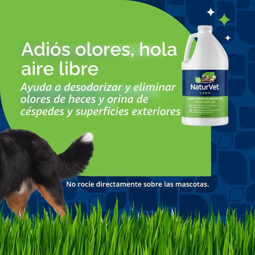 Vista 3 de naturvet Yard olor eliminator Plus Citronella Taburete & Odor Deodorizer