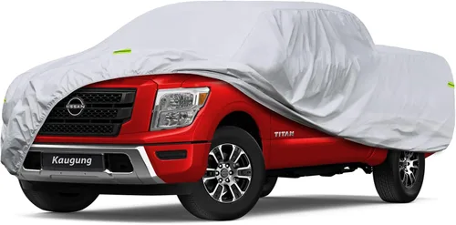 Vista 46 de Kaugung - Cubierta impermeable para camioneta, 7 capas resistentes, ajuste completo para Mitsubishi Raider 2006-2010, para todo clima, protección