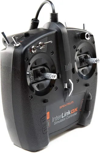Vista 2 de Spektrum Interlink DX - Controlador simulador con enchufe USB, SPMRFTX1, negro
