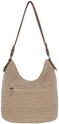 Vista 4 de The Sak Sequoia Hobo - Bolso de ganchillo a mano silueta suave y holgada diseño atemporal y elevado