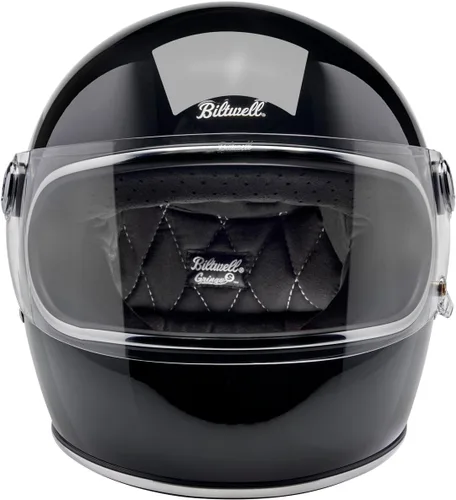 Vista 2 de Biltwell Gringo S ECE R22.06 - Casco de moto, color negro brillante