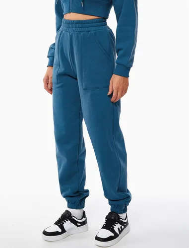 Vista 3 de ABOCIW Pantalones deportivos con forro polar para mujer, con cintura alta, con bolsillo