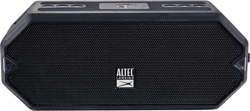 Vista 2 de Altec Lansing - Altavoz Bluetooth portátil inalámbrico HydraBlast, impermeable IP67 para fiestas, altavoces recargables USB C para exteriores