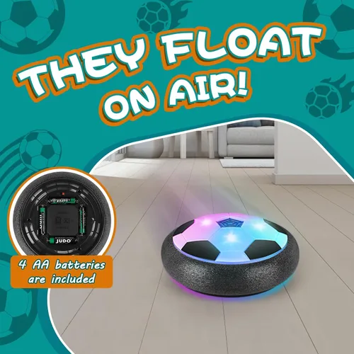 Vista 2 de Pelota de fútbol led luminosa, flotante, para niños y niñas de 3, 4, 5, 6, 7, 8, 9, 10, 11 y 12 años