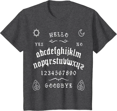 Vista 15 de Camiseta inspirada en la tabla Spirit Board Ouija Asphalt Grey