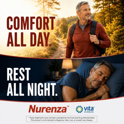 Vista 3 de Vita Sciences Suplemento de neuropatía Nurenza para la salud nerviosa y reparación rápida. Forma natural R-ALA 40x Fuerza con vitaminas