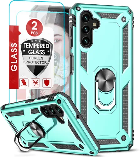 Vista 150 de LeYi Funda para Moto G Stylus 2022 4G (no compatible con 5G), funda para Moto G Stylus con 2 protectores de pantalla, funda protectora de grado Oro