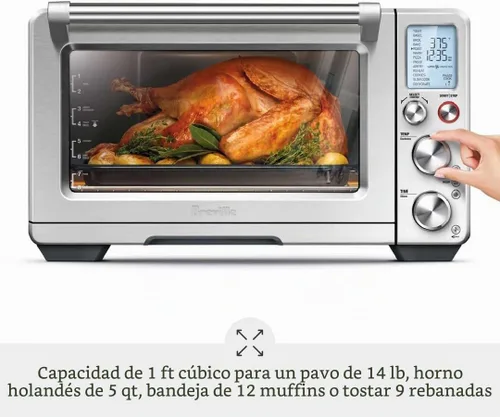 Vista 3 de Breville BOV900BTR Smart Oven Air Fryer Pro, trufa negra