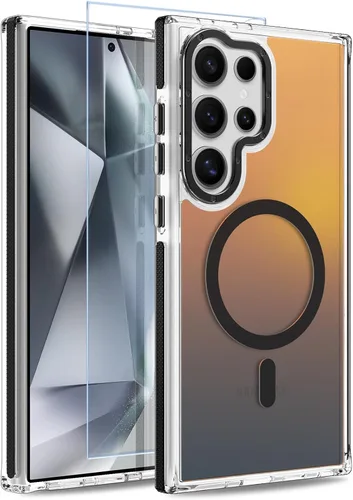 Vista 60 de Funda magnética para Google Pixel 10 Pro XL [compatible con Magsafe] [bonito diseño fluorescente de moda] a prueba de golpes, delgada, translúcida