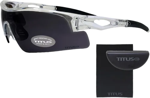 Vista 13 de TITUS G20 Smoke Safety Glasses Shooting Eyewear Protection ANSI Z87+ Negro