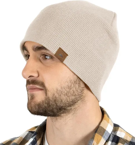 Vista 23 de Tough Headwear Daily Knit Beanie – Gorros para hombre – Sombreros de invierno para hombres y mujeres – Sombreros de punto cálidos para clima frío