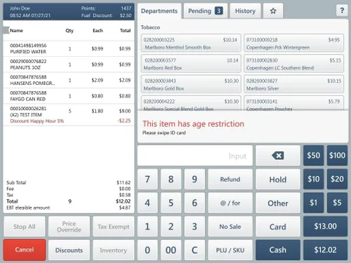 Vista 5 de Caja registradora profesional SmartPOS-129 todo en uno para pequeñas empresas, el paquete POS incluye: monitor de pantalla táctil de cajero
