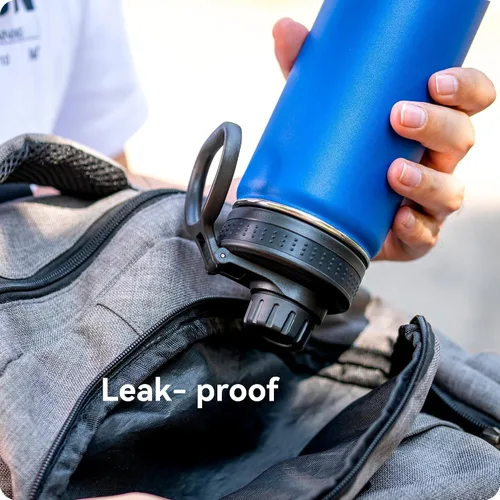 Vista 8 de Replacement Spout Lid for Hydro Flask Wide Mouth Bottles (12/16/18/22/32/40/64oz) – 2.28" Leak-Proof Sports Cap Accessory, Secure Fit