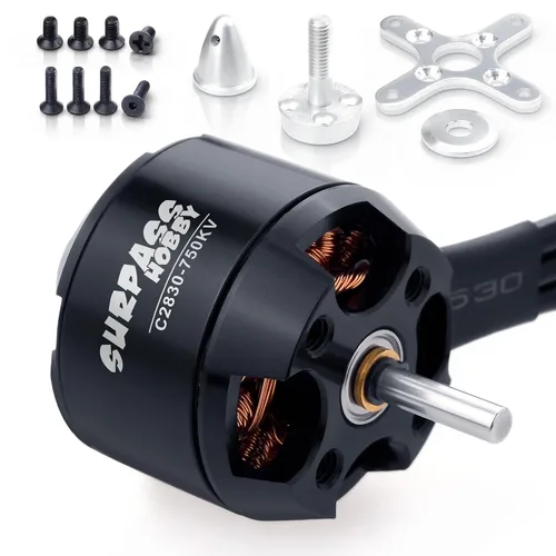 Vista 8 de Surpass C2830 1000KV Motor sin escobillas para aviones RC Ala fija