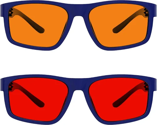 Vista 412 de Eyekepper Gafas de luz azul para hombre y mujer, paquete de 6 lentes Pilot Paquete de 6 color mezclado
