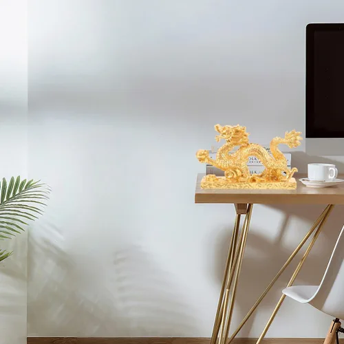 Vista 4 de Zerodeko Estatua de dragón Fengshui, año de 2024, figura de dragón del zodiaco chino, estatua de dragón auspicioso chino, decoración de año nuevo