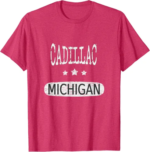 Vista 34 de Vintage Cadillac Michigan Camiseta