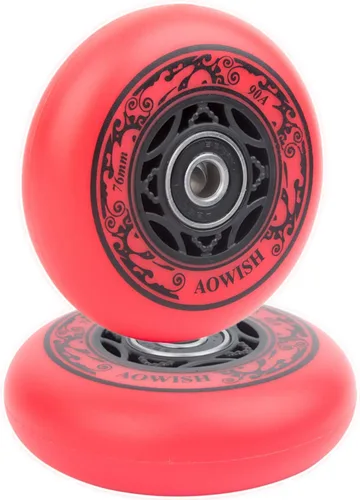 Vista 10 de Ruedas Ripsurf 90a de 2.992 in con rodamientos ABEC-9 para RipStik DLX Caster Board, Deluxe Junior Skateboard, patineta giratoria de 2 ruedas Negro