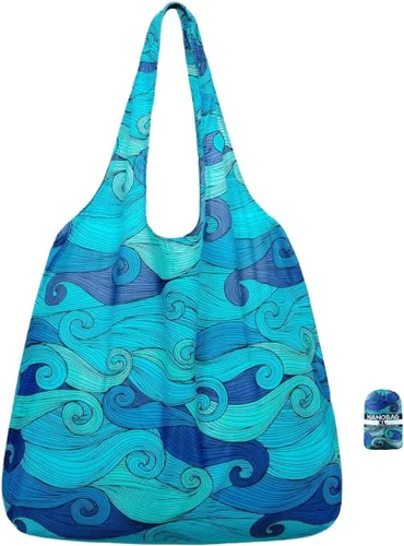 Vista 17 de Nanobag XL - Ultralight 25L Heavy Duty Foldable, Reusable Grocery & Travel Tote Bag