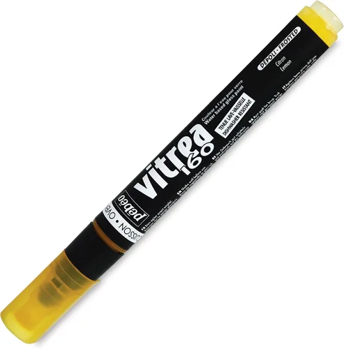 Vista 19 de Pebeo Vitrea 160 - Rotulador de Pintura Brillante para Vidrio, Tinta Negra (118088)