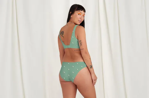 Vista 6 de MeUndies Bikini de algodón elástico para mujer - Bragas cómodas - Tela exclusiva de Tienda