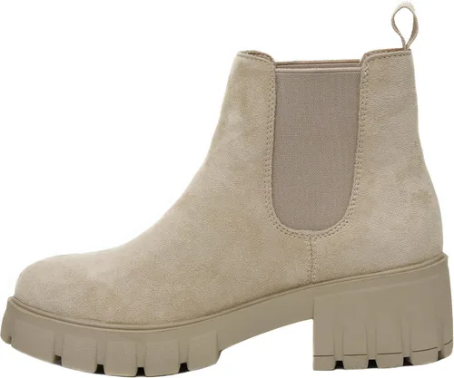 Vista 4 de CUSHIONAIRE Sasha - Botas Chelsea sin cordones para mujer espuma viscoelástica Negro