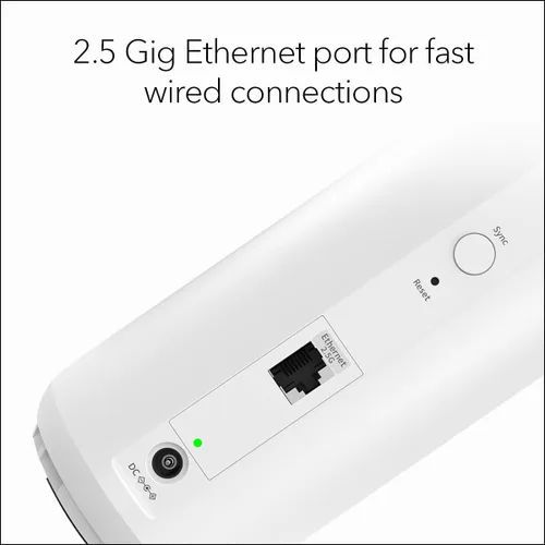 Vista 5 de NETGEAR Orbi Serie 360 (RBE360) Satélite de red de malla WiFi 7 de doble banda – Funciona con funciones de seguridad Orbi RBE362, RBE363, 5 Gbps