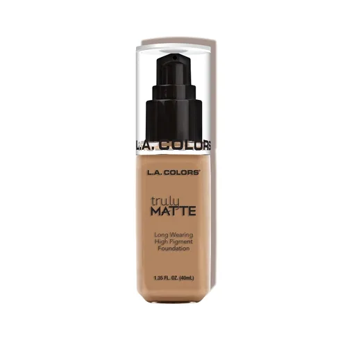 Vista 11 de L.A. Colors Base Mate Verdadera, Bronceado Profundo CLM361 (Paquete de 2)