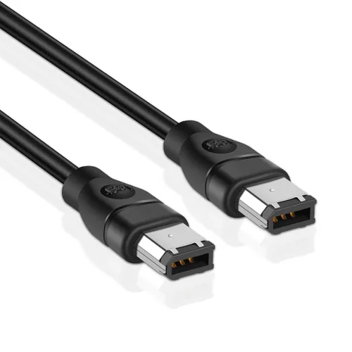 Vista 14 de Cable Firewire de 4 pines a 4 pines iLink DV Cable Firewire 400 IEEE 1394 para videocámara de computadora a cámara (6 pies, 4 pines a 4 pines)
