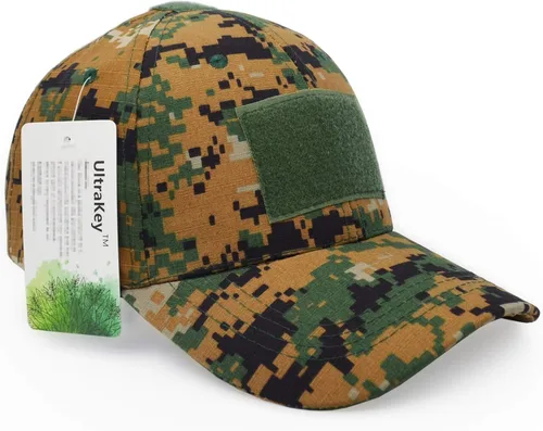 Vista 17 de UltraKey Casquillo táctico militar del operador, gorra de béisbol al aire libre del camuflaje de la caza del sombrero