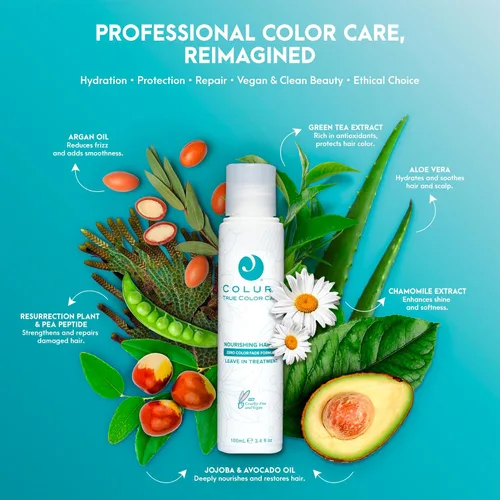 Vista 9 de COLURE Aceite nutritivo para el cabello, 3.4 onzas líquidas, tratamiento de peinado antiencrespamiento y protector térmico para brillo y humedad
