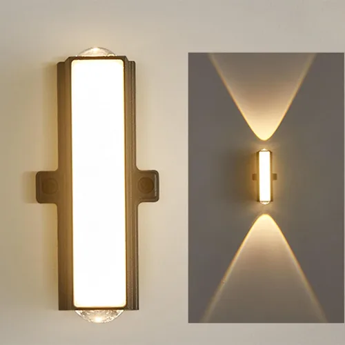 Vista 12 de Aplique de pared con letras para exteriores, aplique de pared LED, blanco cálido, impermeable, iluminación exterior para decoración de casa Letra A