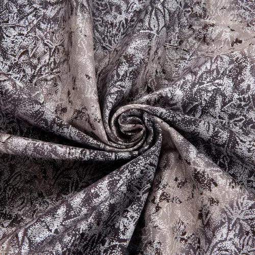 Vista 3 de Michael Miller Fairy Frost Gunmetal Metallic, Quilting Fabric by the Yard Gris metálico